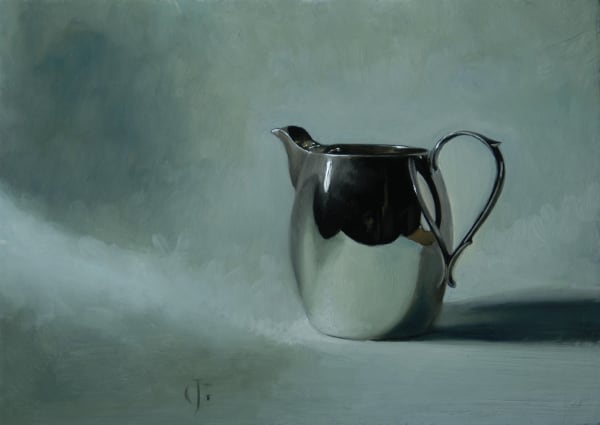 James Gillick, Art Deco Silver Cream Jug, 2015