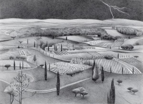 Tom Mabon, Darkened through Distance. Tuscany, 2023