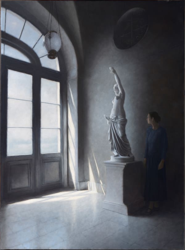Geneviève Daël L'ivresse de Venus Oil on canvas 31.88 x 23.62ins (81 x 60cm) (artwork size) 33.46 x 25.19ins (85 x 64cm) (framed size)