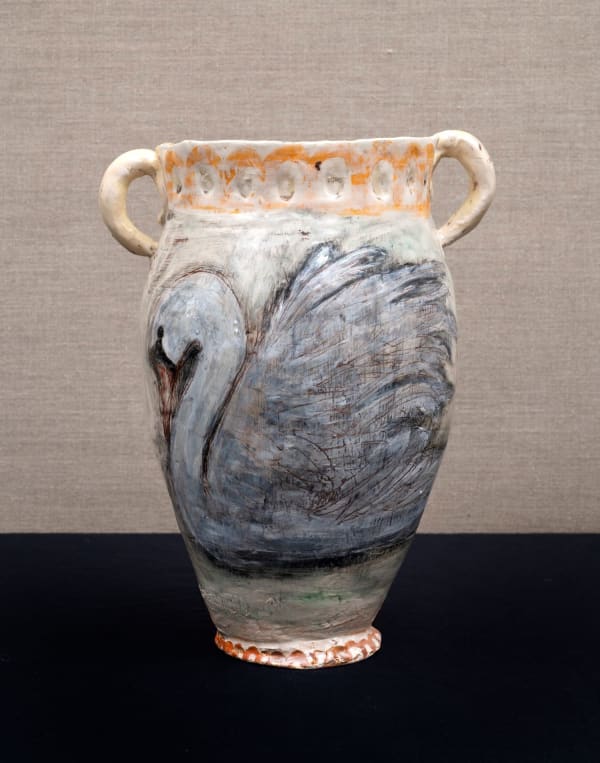 Jacqueline Leighton Boyce, The White Swan of Kerkini Lake, 2024