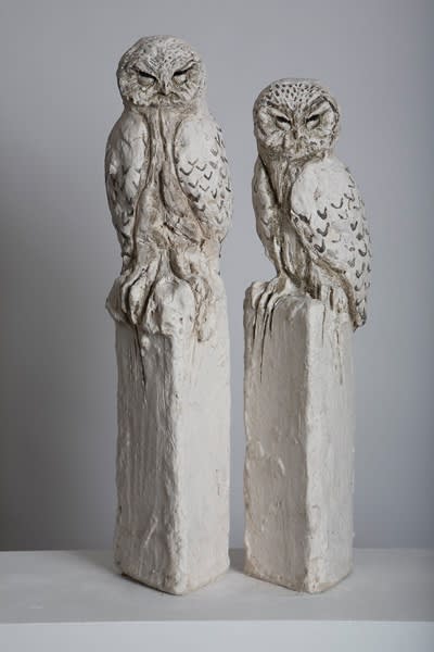 Tanya Brett, Owl I (left) Owl II (right)