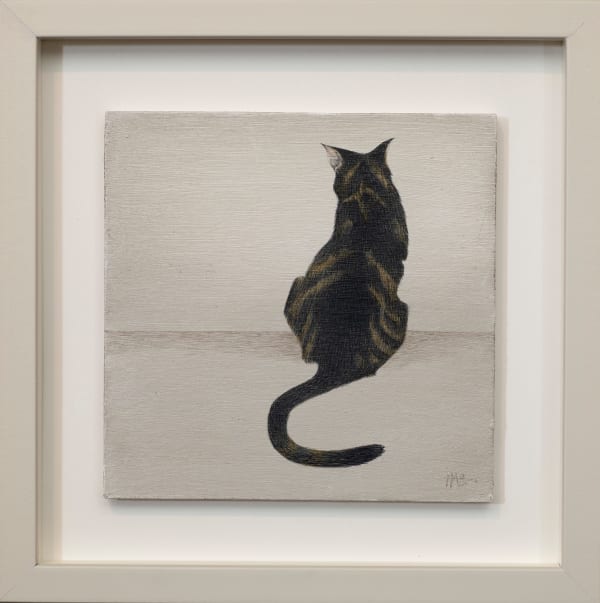 Harriet Bane Ottie, 2022 Watercolour on gessoed board with acrylic 6.02 x 6.02ins (15.3 x 15.3cm) (artwork size) 9.29 x 9.291ins (23.6 x 23.6cm) (framed size)