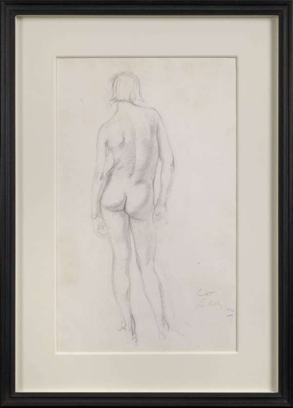 EDWARD BARNARD LINTOTT (1875-1951), Study of a nude, 1924