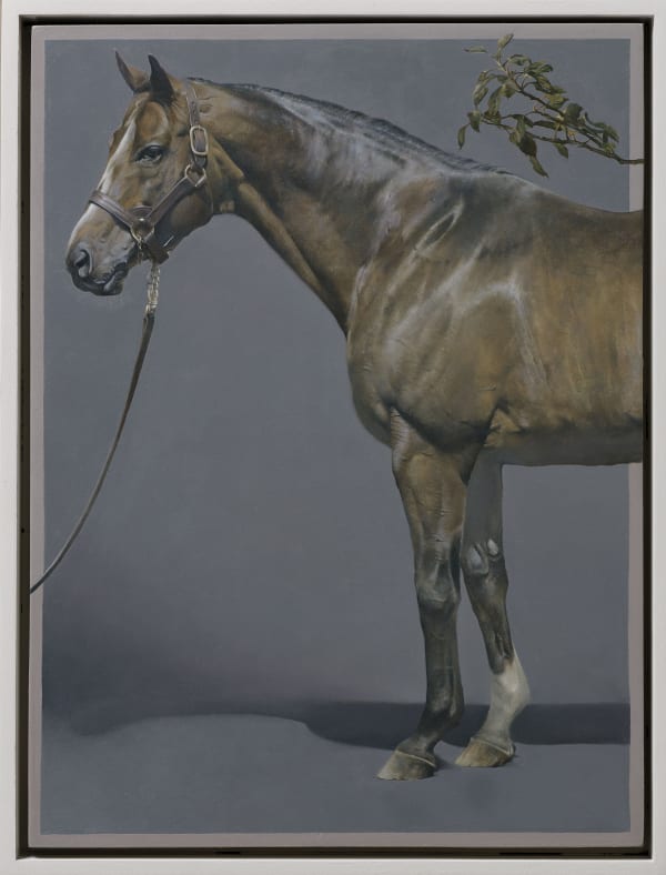 Joseph Black Company, 2020 oil on panel 12.01 x 8.86ins (30.5 x 22.5cm) (artwork size) 13 x 9.84ins (33 x 25cm) (framed size) signed and dated 'Joseph Black 2020' verso