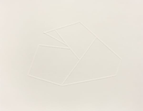 Joseph La Piana, Subfractal White Tape Drawing 001, 2016