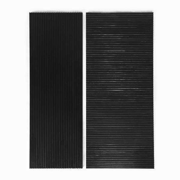Joseph La Piana, Corrugated Granite Relief Painting 6 Diptych, 2015