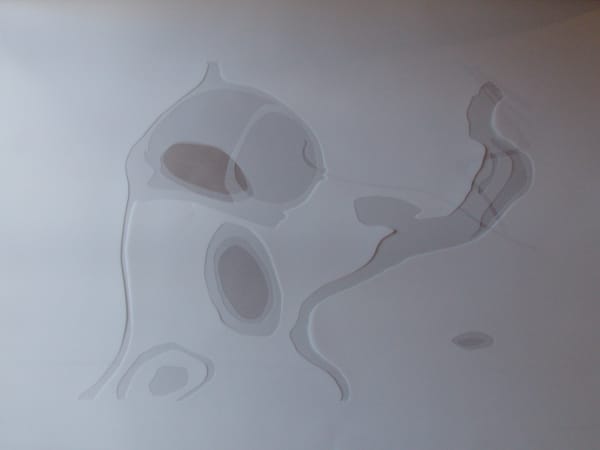 Joseph La Piana Untitled Deconstructive Photonastic Relief (SHM/599), 2007 Triple Mylar Cutout 30 x 42 in. (Framed)