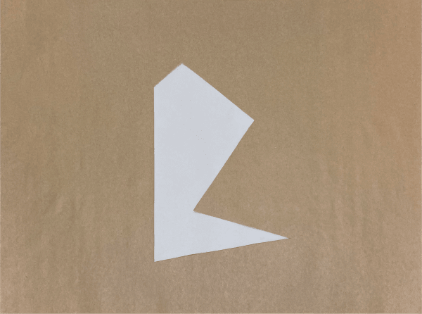 Joseph La Piana, Subfractal Craft Paper Cutout C.II, 2019