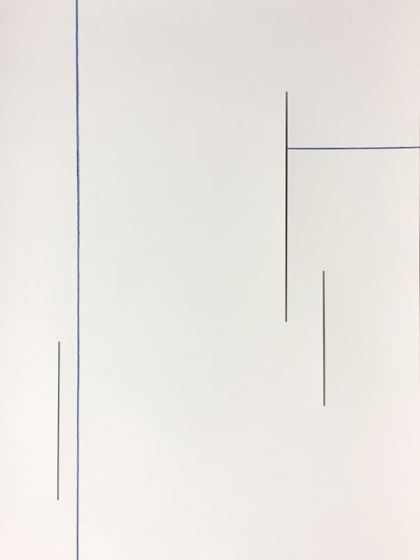 Joseph La Piana, Tension Relief Drawing Blue 005, 2017