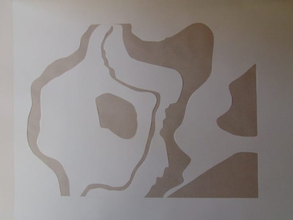 Joseph La Piana Untitled Deconstructive Photonastic Relief (STP/73), 2007 Single Mylar Cutout 30 x 42 in. (Framed)