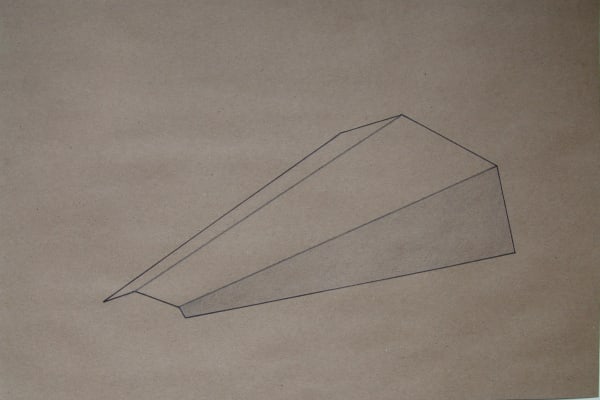 Joseph La Piana Subfractal Drawing XX, 2013 pen on craft paper works on paper 12" x 18"