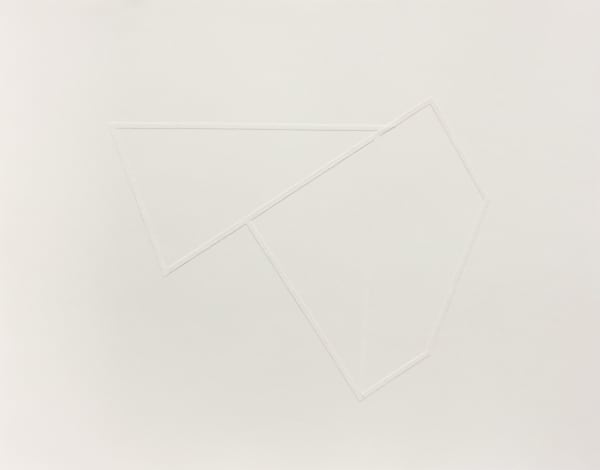 Joseph La Piana, Subfractal White Tape Drawing 007, 2016