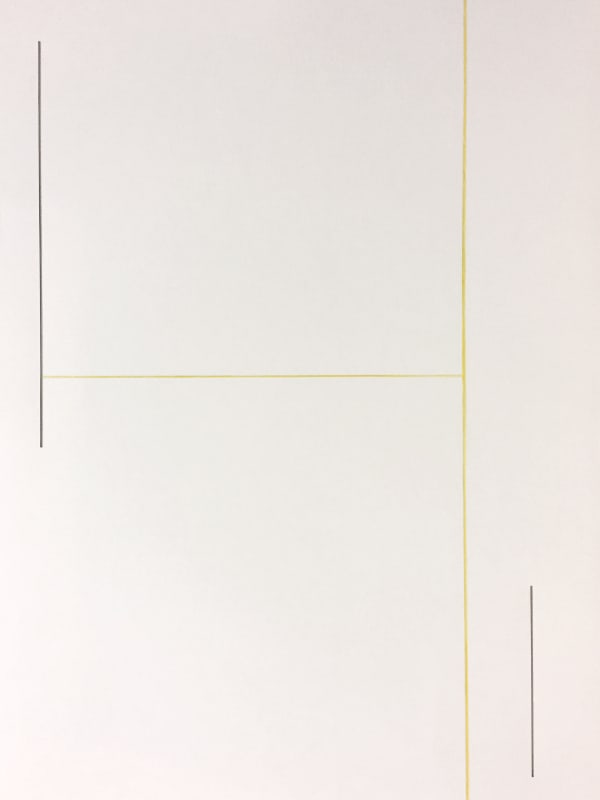 Joseph La Piana, Tension Relief Drawing Yellow 008, 2017