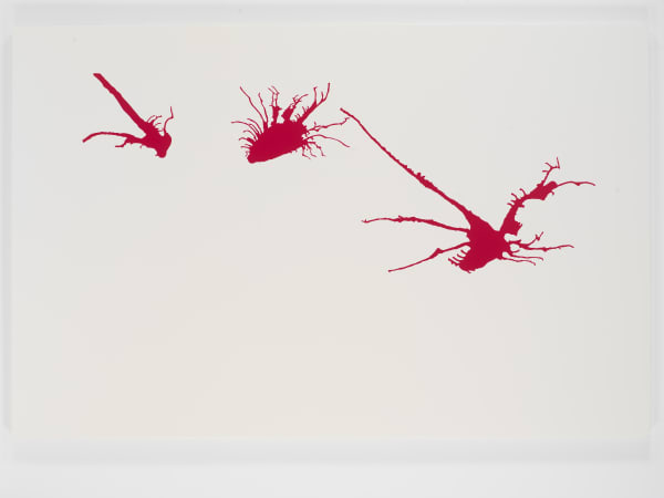 Joseph La Piana Untitled (Kinetic Red), 2007 Enamel and acrylic on canvas 67.5" x 103.5"