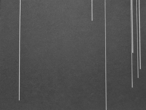 Joseph La Piana Black Tension Drawing IV, 2014 Ink on charcoal paper 12" x 9"