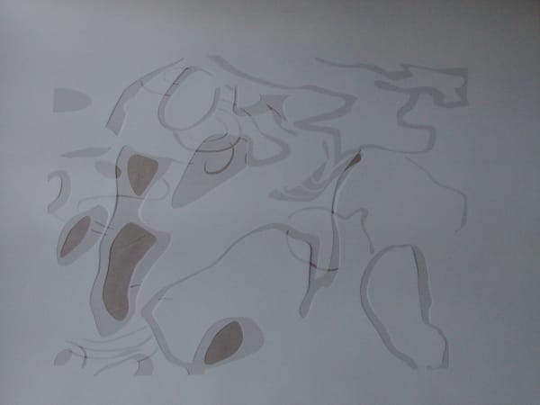 Joseph La Piana Photonastic Collage Cutout I, 2007 36 x 45.5 in. (Framed floated in white matte frame)