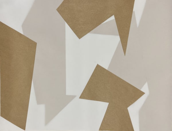 Joseph La Piana Subfractal Cutout Collage 4, 2019 Craft paper and mylar 18" x 24"