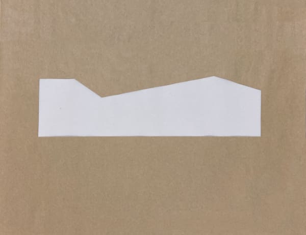 Joseph La Piana, Subfractal Craft Paper Cutout O, 2019