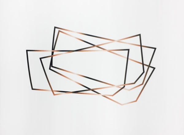 Joseph La Piana Refraction Vector Offset Drawing I, 2010 Ink on watercolor paper works on paper 9" x 12"