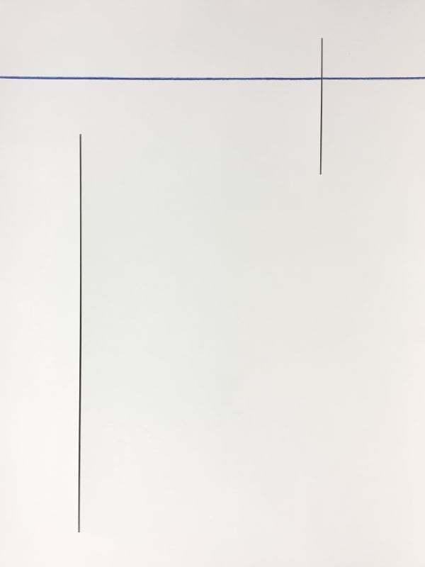 Joseph La Piana, Tension Relief Drawing Blue 006, 2017