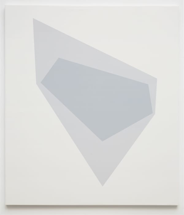 Joseph La Piana Refraction Offset E-5, 2015 acrylic and enamel on canvas 55”x 63.5”