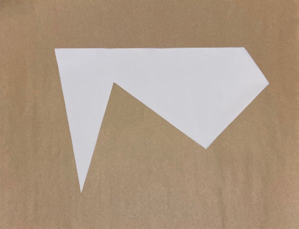 Joseph La Piana, Subfractal Craft Paper Cutout C.I, 2019