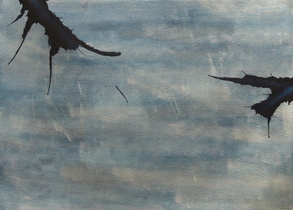 Joseph La Piana Untitled XIX, 2008 Ink and shellac on cold press water color paper works on paper 10" x 14"