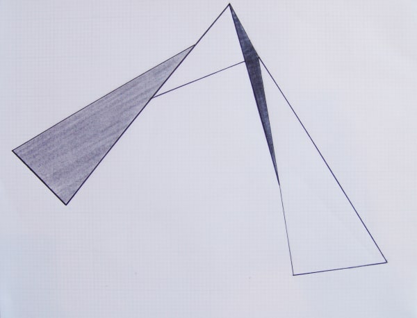 Joseph La Piana Subfractal Drawing XXX, 2013 pen on craft paper works on paper 9" x 11"