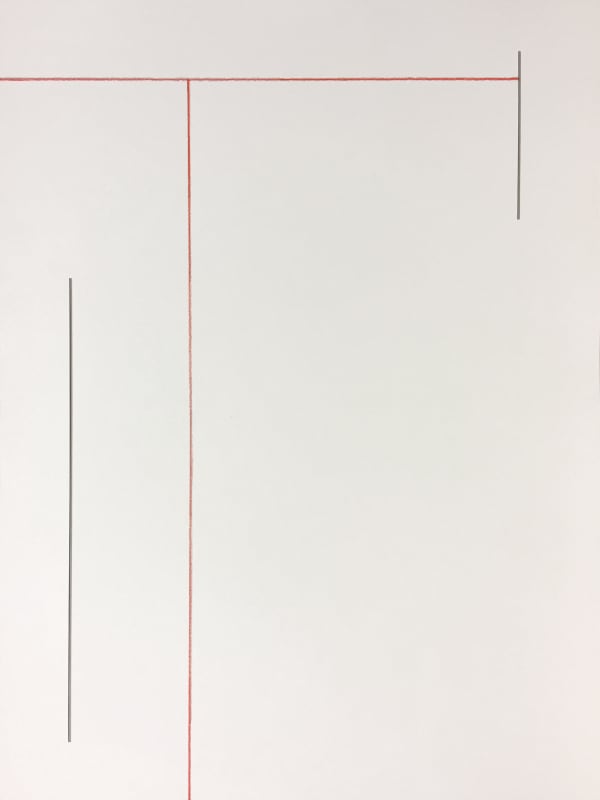 Joseph La Piana, Tension Relief Drawing Red 002, 2017