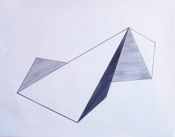 Joseph La Piana Subfractal Drawing XXXI, 2013 pen on craft paper works on paper 9" x 11"