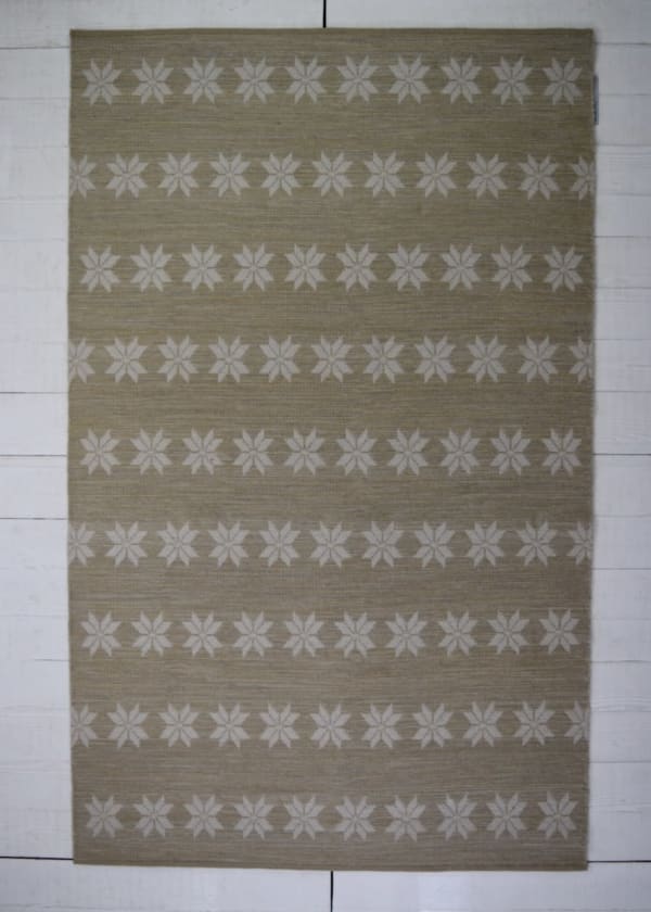 Star double-sided flatwoven rug, India 240 x 150cm contemporary