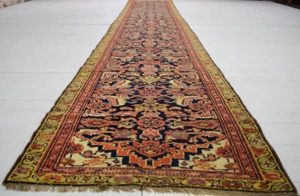 narrow North West Persian runner 406 x 66cm late 19th century