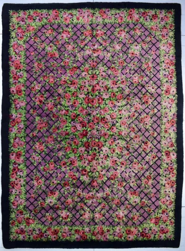 Austrian Savonnerie carpet 350 x 251 cm circa 1950s