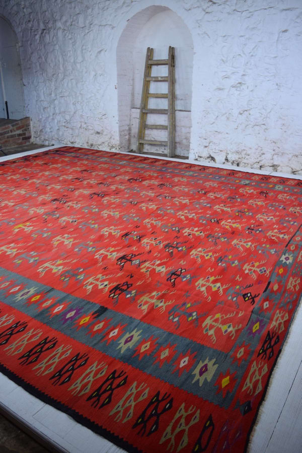 Sarkoy kilim, Thrace, Turkey 433 x 378cm circa 1920