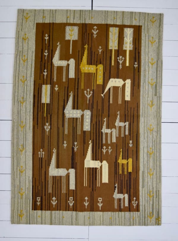 Hungarian tapestry rug by Eva Nemeth