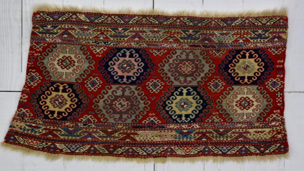 Shahsavan soumakh cradle panel 105 x 53cm 19th century