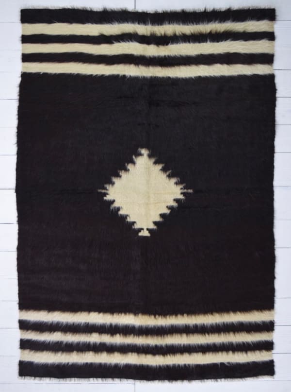 East Anatolian mohair rug 201cm x 138cm circa 1950