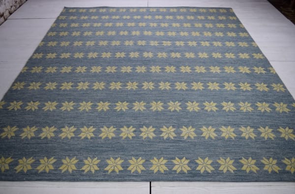 Star double-sided flatwoven rug, India 300 x 240cm contemporary