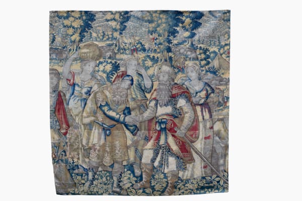 Brussels Historical Tapestry panel 198cm drop x 205cm across circa 1550 - 1580