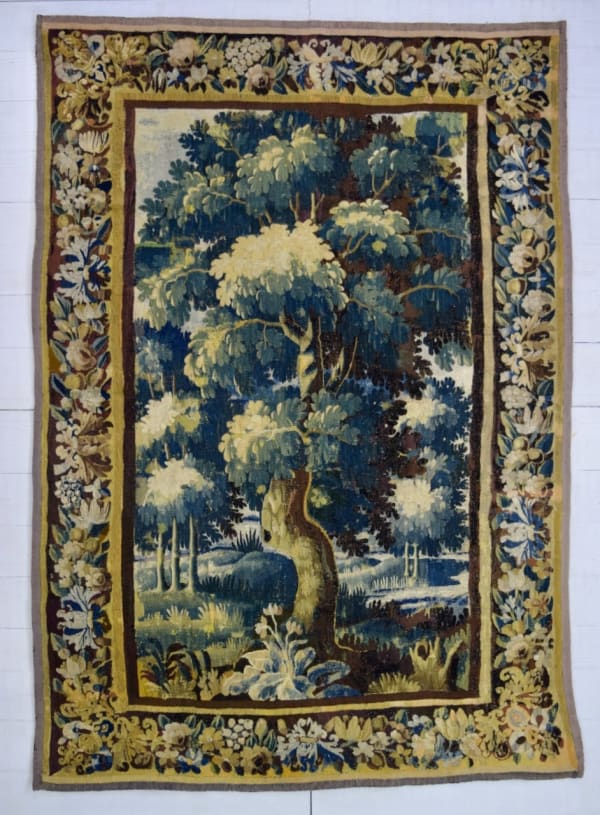 Aubusson Verdure Tapestry, France 227 x 160cm circa 1700