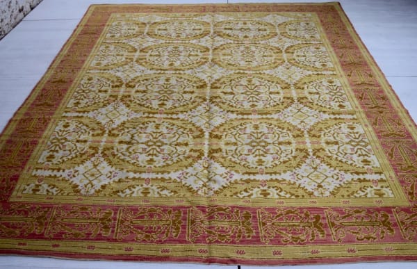Spanish carpet, probably Cuenca 330 x 246cm circa 1930
