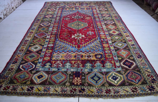 Rabat carpet, Morocco 404 x 224cm circa 1920