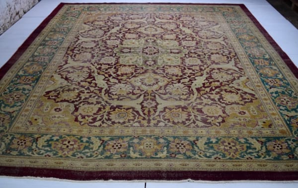 Amritsar carpet, India 385 x 310cm late 19th century