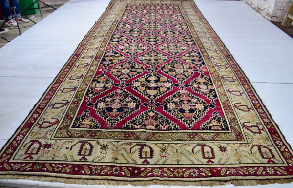 Karabagh gallery carpet, the Caucasus 480 x 184cm late 19th century