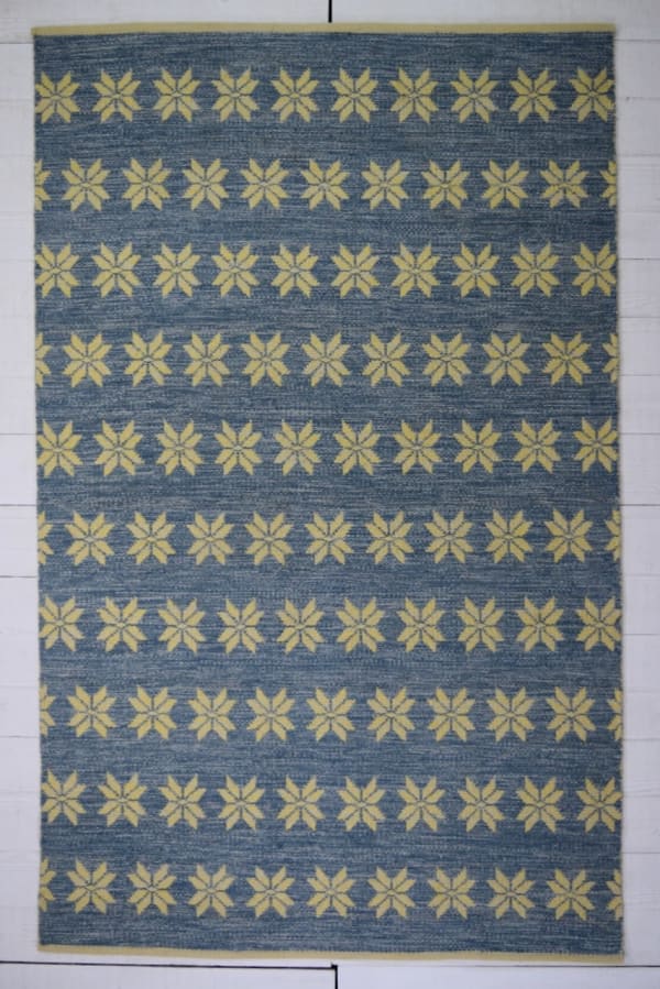 Star double-sided flatwoven rug, India 240 x 150cm contemporary