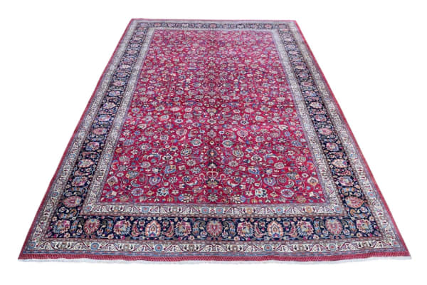 Mashad carpet, Khorassan 568 x 352cm signed Saber, circa 1950