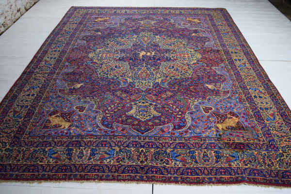 Kirman or Yazd carpet, Persia 345 x 245cm circa 1910