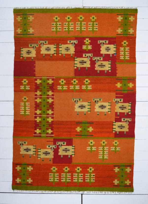 Slavic flat-woven rug, Poland or The Ukraine