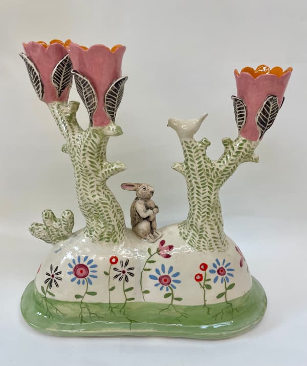 Laurance Simon, The Joys of Spring Candelabra