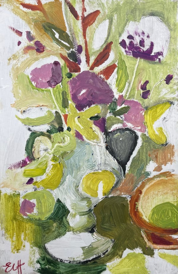 Emma Haggas, Alliums in a Vase